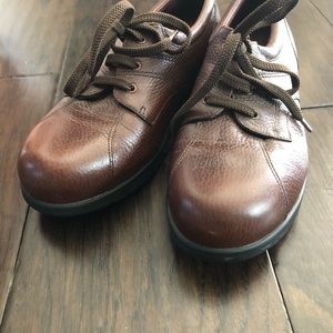 Walking Cradles Brown Lace Up Loafers 8 1/2